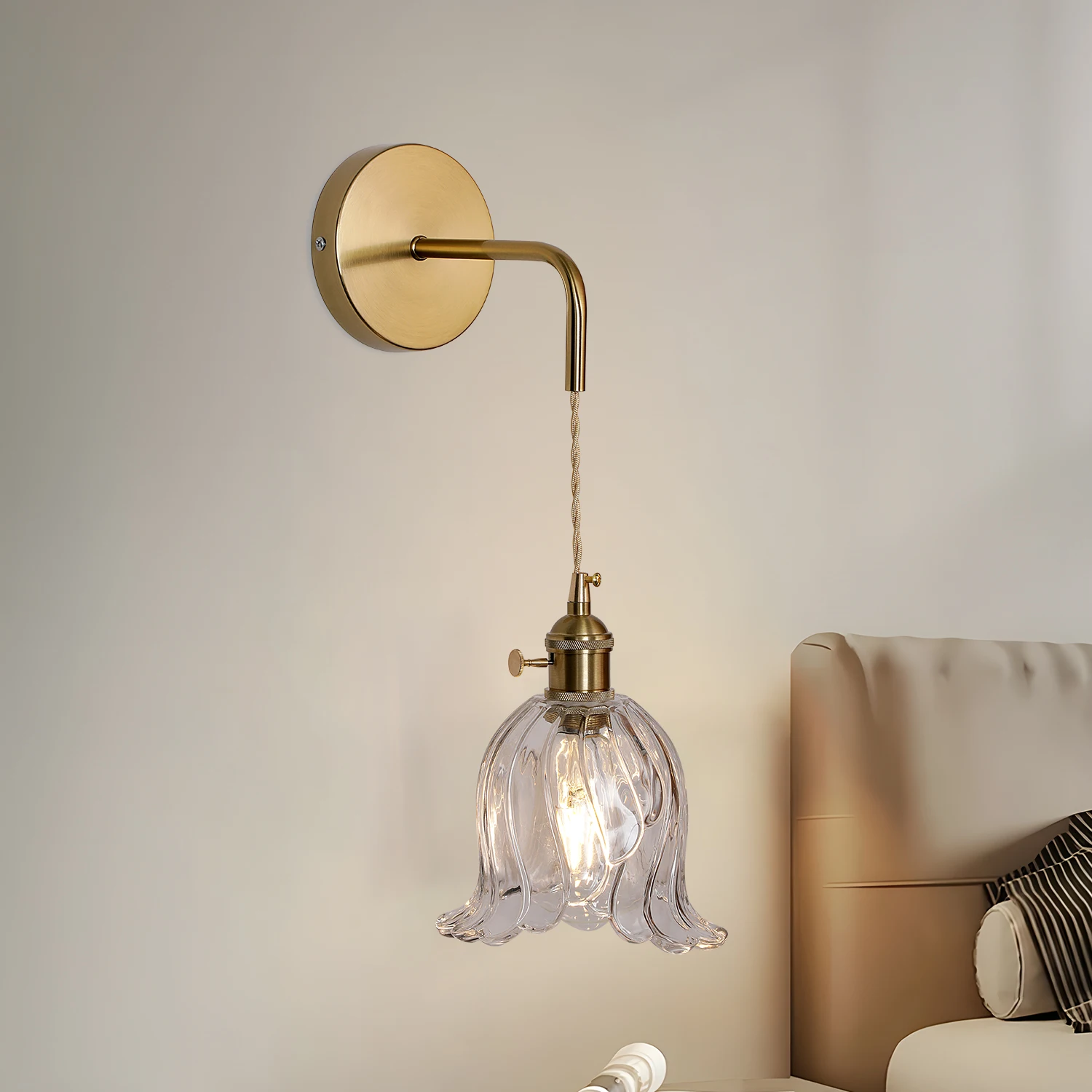 

Nordic Style Wall Lamp Fixtures Bedroom Living Room Bar White Green Glass Copper Hanging Lamp Lights Home Wall Decor Lighting