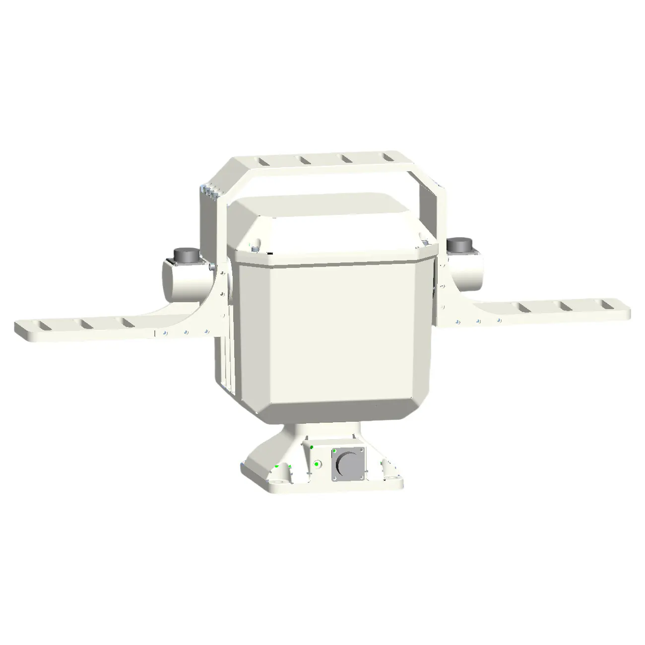 20~40Kg high-precision pan tilt head, servo motor harmonic drive structure design, RS422 interface suppor Pelco protocol