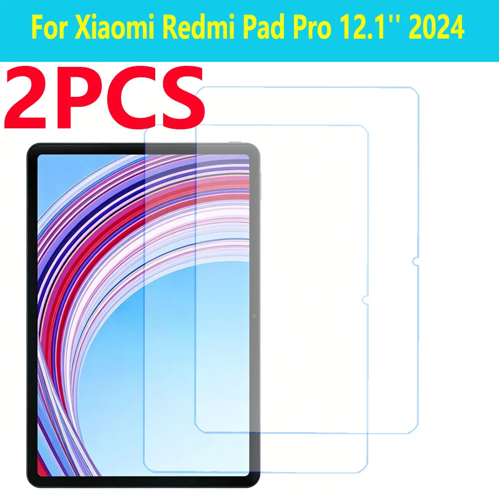 

2PCS 9H Tempered Glass For Xiaomi Redmi Pad Pro 12.1 inch Screen Protector For Redmi Pad Pro 2024 Protective Film