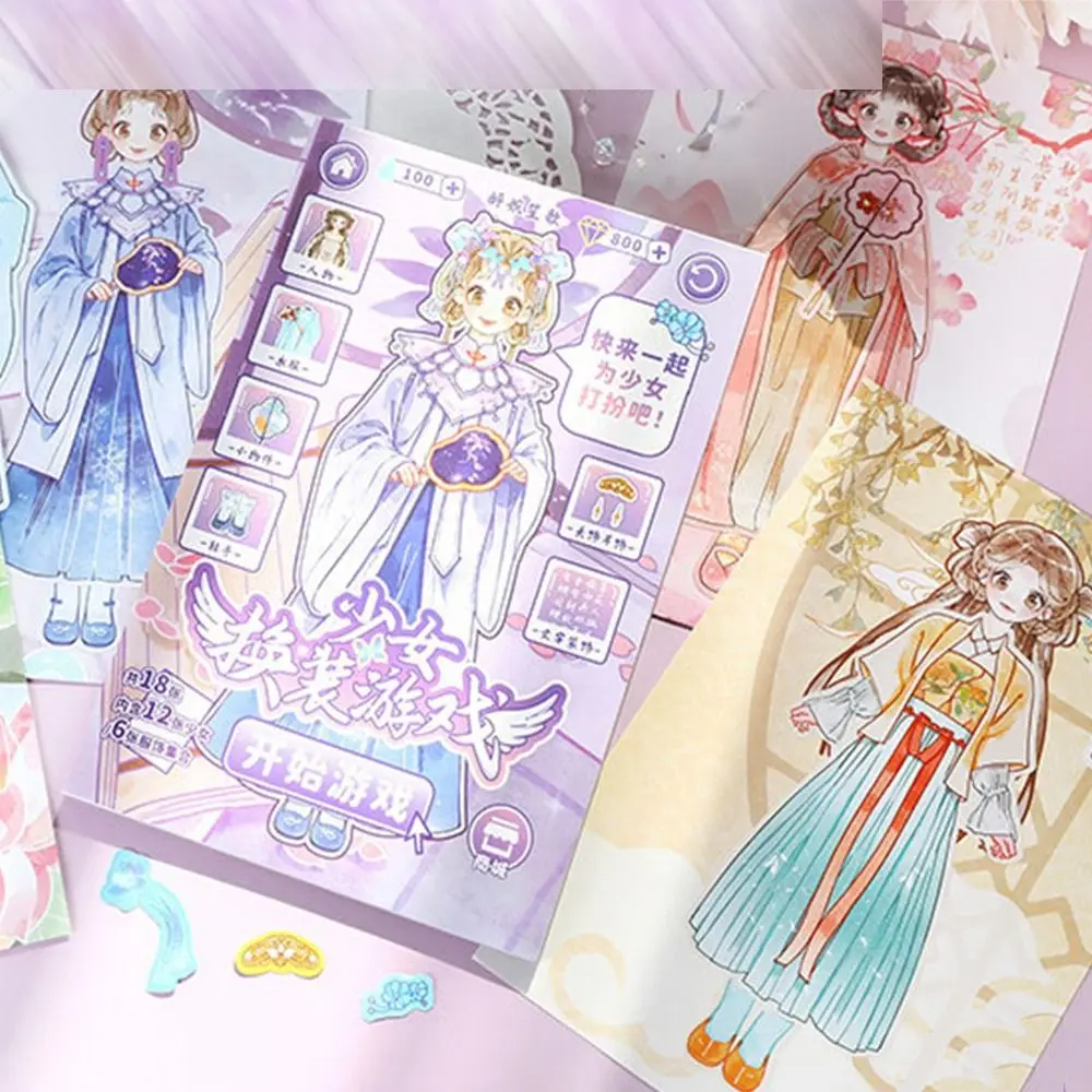 DIY Decoration Make Your Own Princess Sticker Scrapbooking Hand Account Princess Dress Up Sticker Personalized