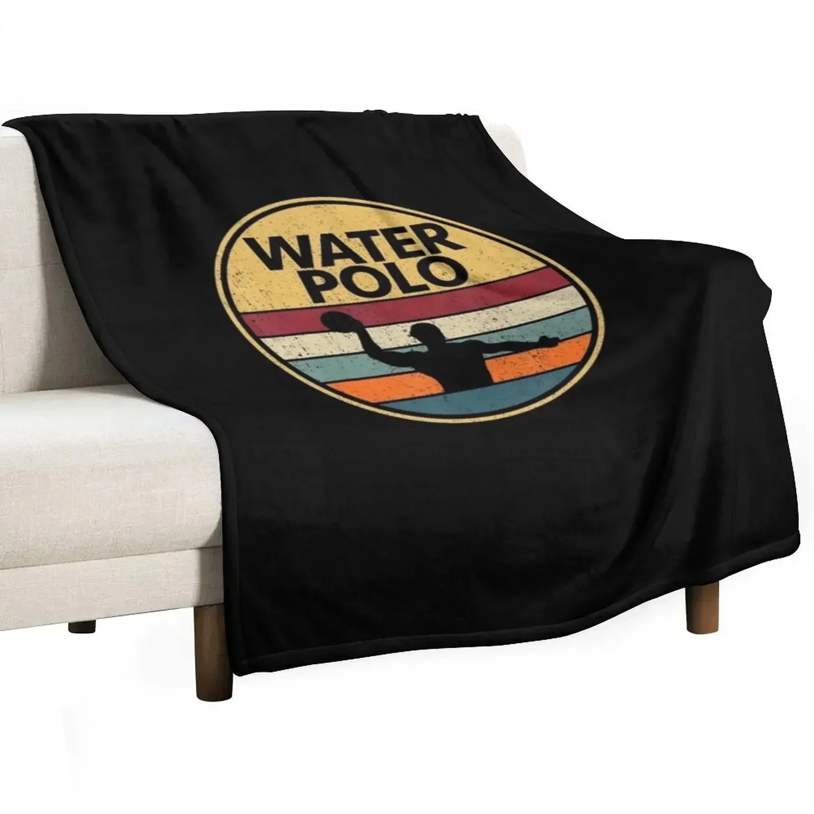 Retro Water Polo Vintage H2 Polo Waterpolo Throw Blanket Thermal Stuffeds Blankets