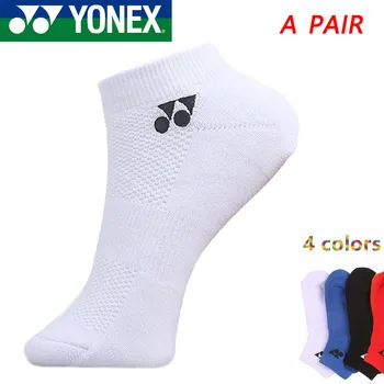 YONEX 통기성 스포츠 양말, 얇은 컷 짧은 배드민턴 양말, 여름 캐주얼 운동용, 메쉬 면 양말, 사이즈 38-44, 1/3/4 쌍 