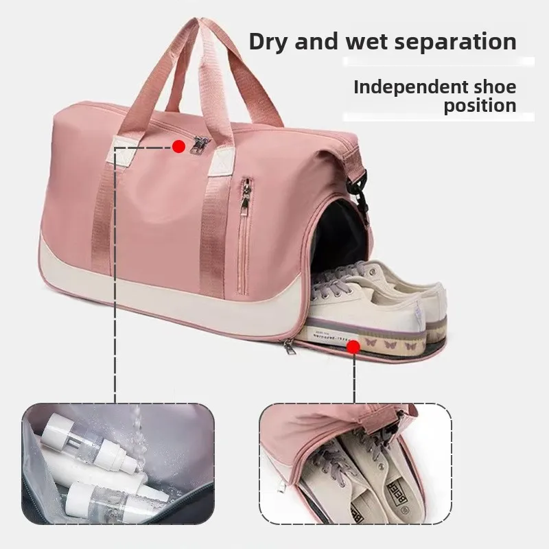 

New Large Capacity Travel Bag Casual Tote Nylon Shoulder bag Waterproof Handbag Polyester Single Fashion Women Crossbody bags 가방
