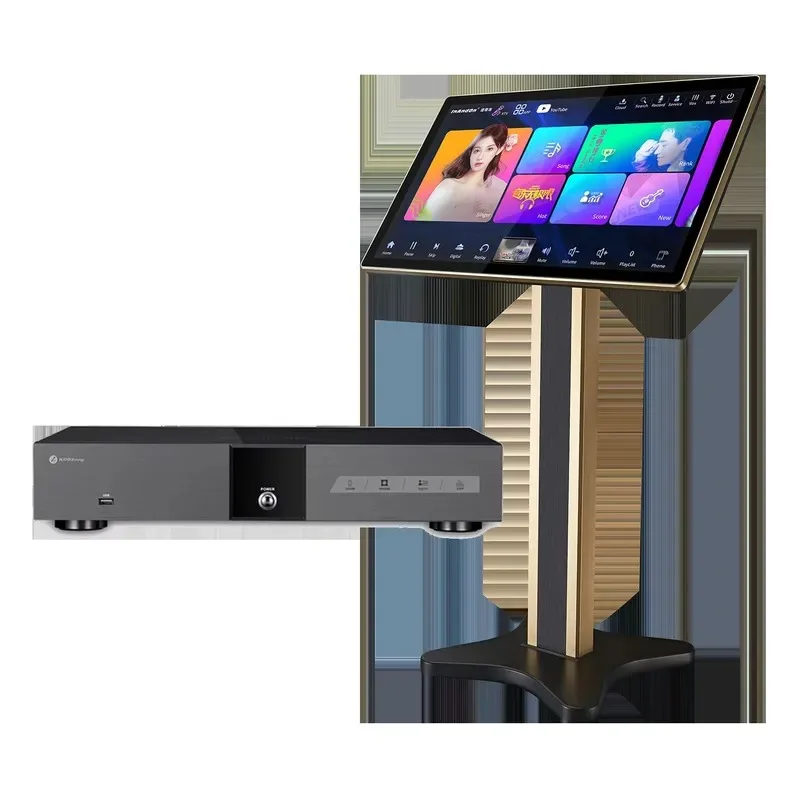 Hot Sale InAndOn KV-V5 Max 4TB Karaoke Machine 21.5 Inch Touch Screen Home KTV Player WiFi Cloud Song System OEM ODM
