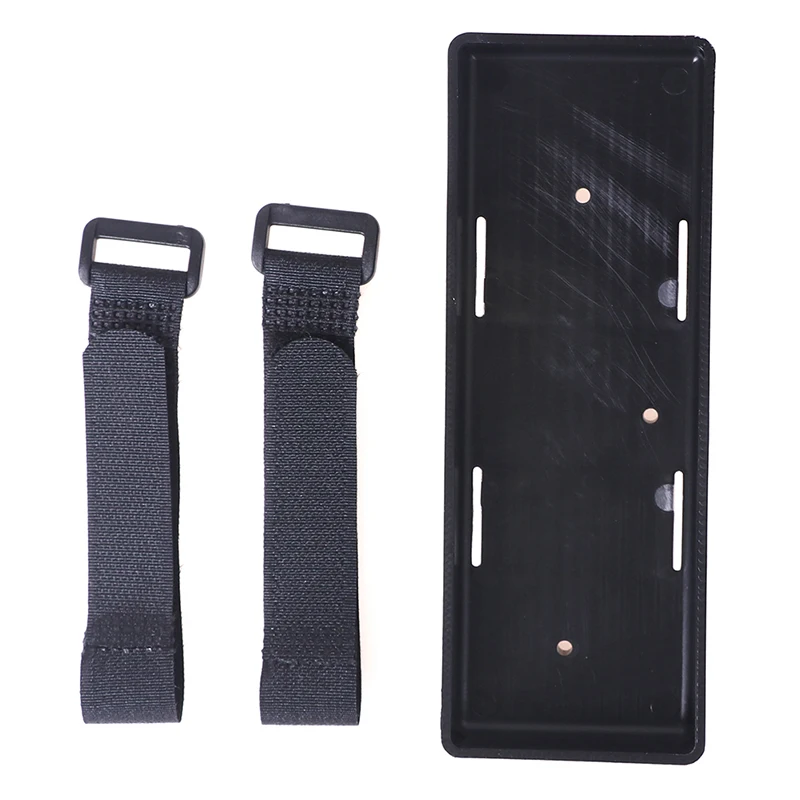 1Pc Plastic Battery Box With 2Pcs Cable Tie Bracket Tray Case Battery Storage Box For 1/10 1/8 RC Cars