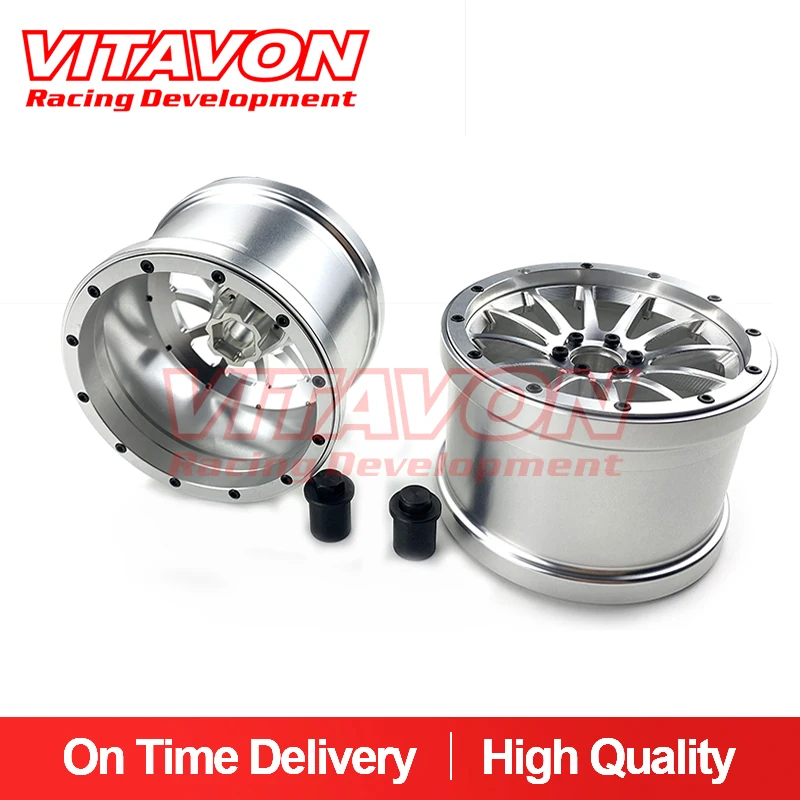 VITAVON  CNC 3.8“ Bead Lock Wheel works for Hyrax #1177 tire Maxx 1/10