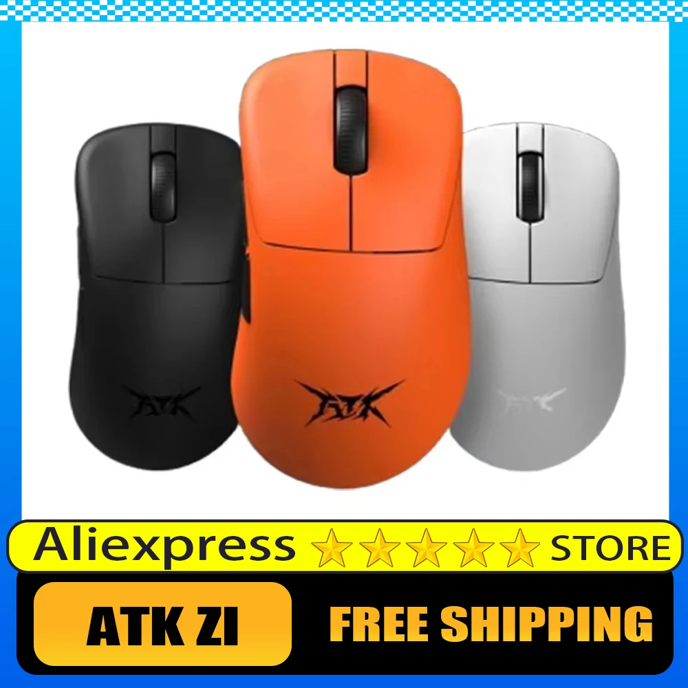 

Atk Blazing Sky Z1 Wireless Mouse Liekong Z1 Paw3950 Ergonomics E-sports Mouse Right Hand Pc Game Accessories PC Gamer Gifts