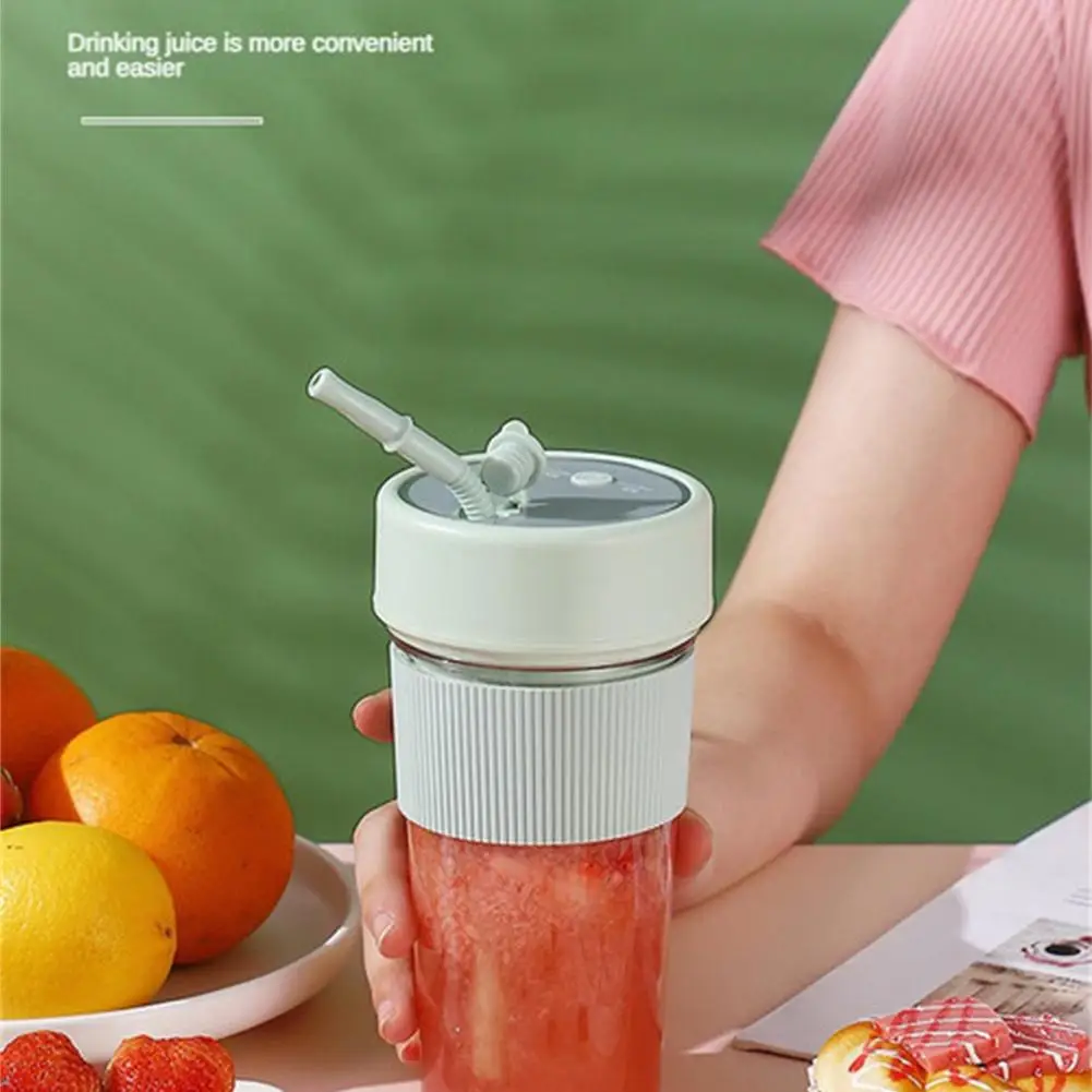 350ML Personal Hand Blender For Smoothies Shakes USB Rechargeable 6 Blades Mini Blender Perfect For Home Travel Office Gym