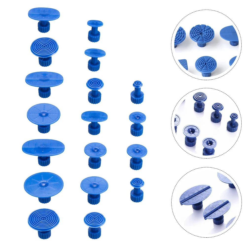 

18Pcs Paintless Dent Puller Tool Kit Auto Body Mending Gaskets Pit Repair Tool Body Row Puller Gasket