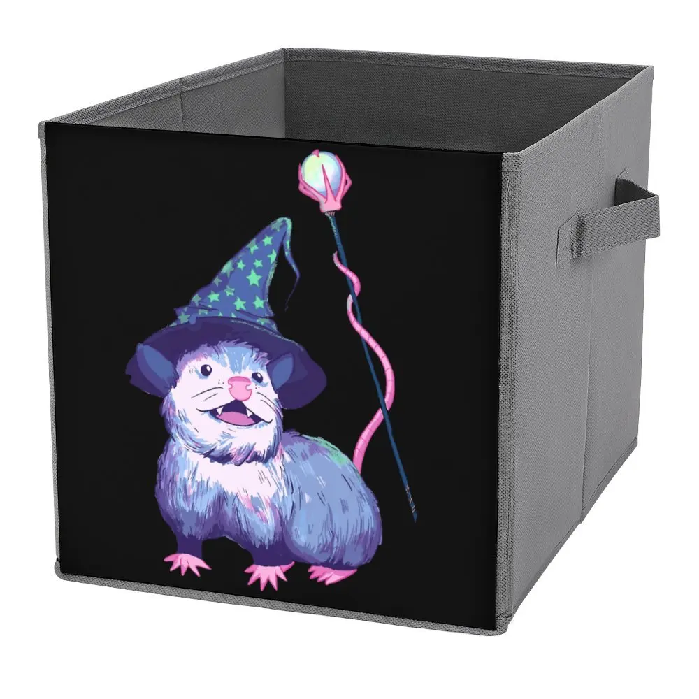 Storage Bins Opossum Wizard Classic for Sale Multifunctional Graphic Folding Storage Box Handle on Both Sides Can Be Folded Stor