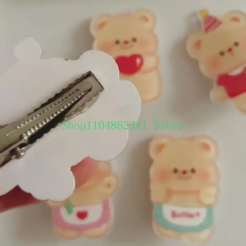 Cô gái 5asd tóc Bơ gấu Handmade handmade long lanh tóc cho hầu hết các loại tóc