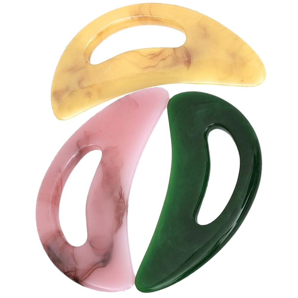 3pcs Face Scraper Massaging Board For Spa Body Relaxation Scraping Tool Skin Care Routine Facial Massage Women Beauty