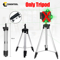 For Laser Level 1.2M/1.5M Laser Level Tripod Adjustable Height Thicken Aluminum Tripod Stand For Self leveling Tripod Stand Tool