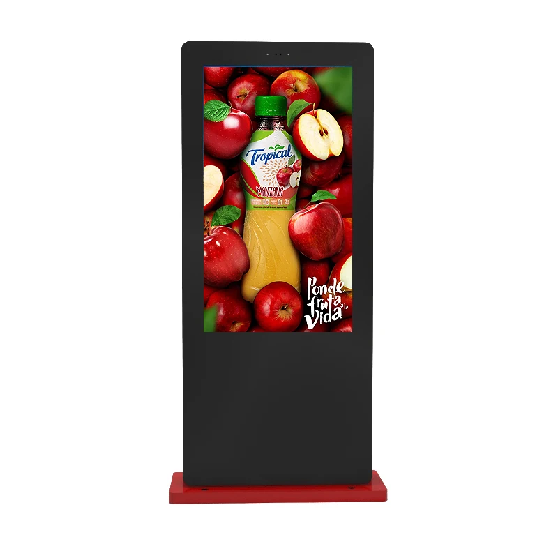 Waterproof Android WIFI Outdoor Digital Signage Displays 55'' HD 2000 Nit AD Player