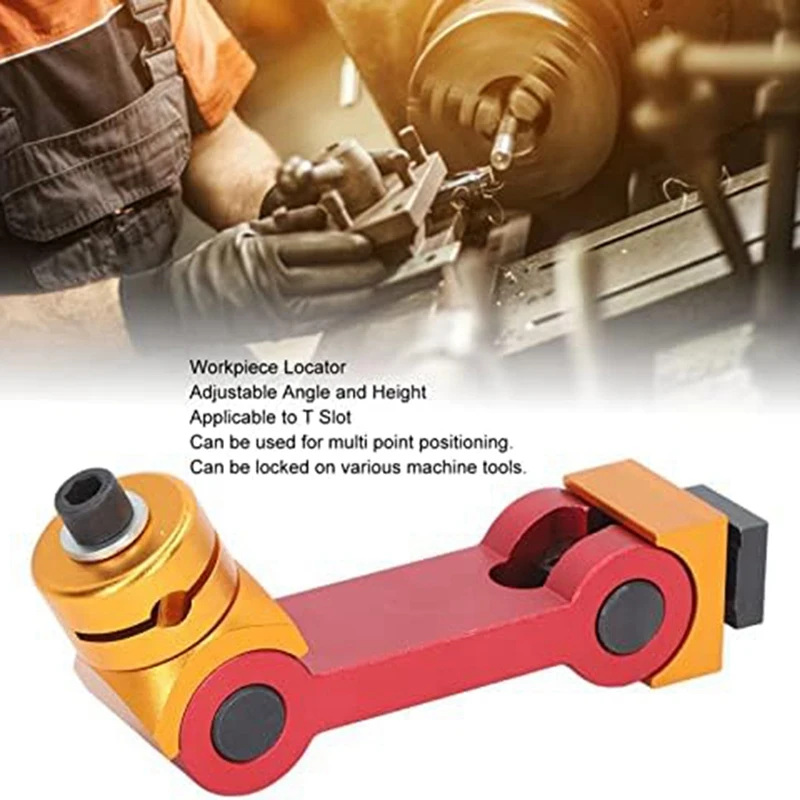 Imagem -02 - Fresagem Ajustável Posicionador Máquina Fresagem Vise Parar Parte Localizador Cnc Moinho Workpiece Workpiece