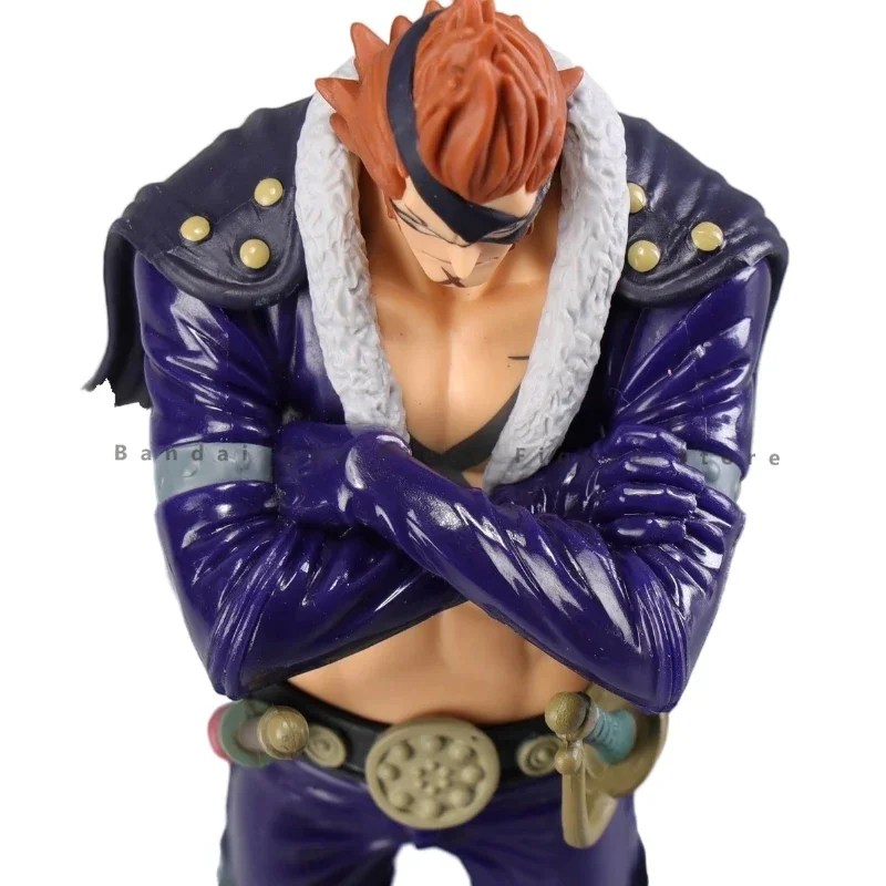 En Stock Original Bandai BANPRESTO DXF One Piece RED Drake figura de acción animación juguete para regalo modelo coleccionista Anime Hobby genuino