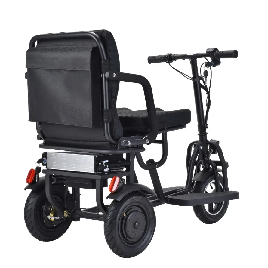 elderly lithium battery portable 3wheel four wheel mobility scooter electric tricycles