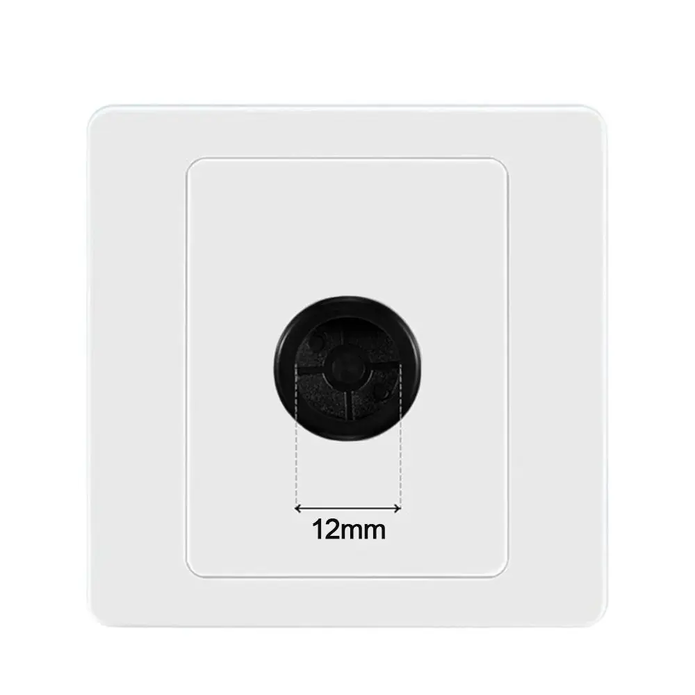 Electrical Supplies With Rubber Pad Wall Blank Panel With Outlet Hole 86Type Cable Panel Cable Cover Office