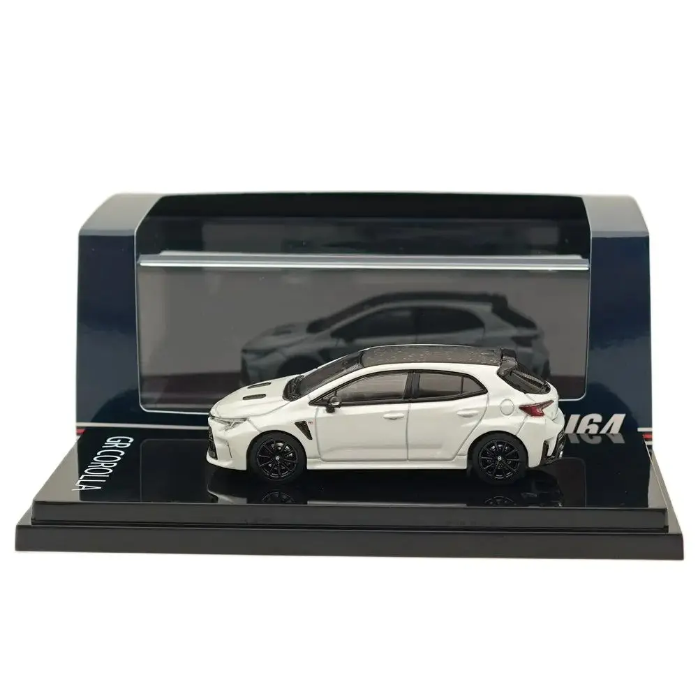 1/64 Hobby Japan for GR COROLLA RZ Platinum White Pearl Mica HJ641067PW Diecast Models Car Collection Auto Toys Gift