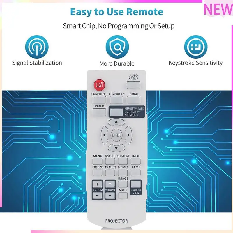 

B27B 5X N2QAYA000116 Replacement Remote Control For Panasonic LCD Video Projector PT-LB382 PT-LB332 PT-LW312 PT-LW362