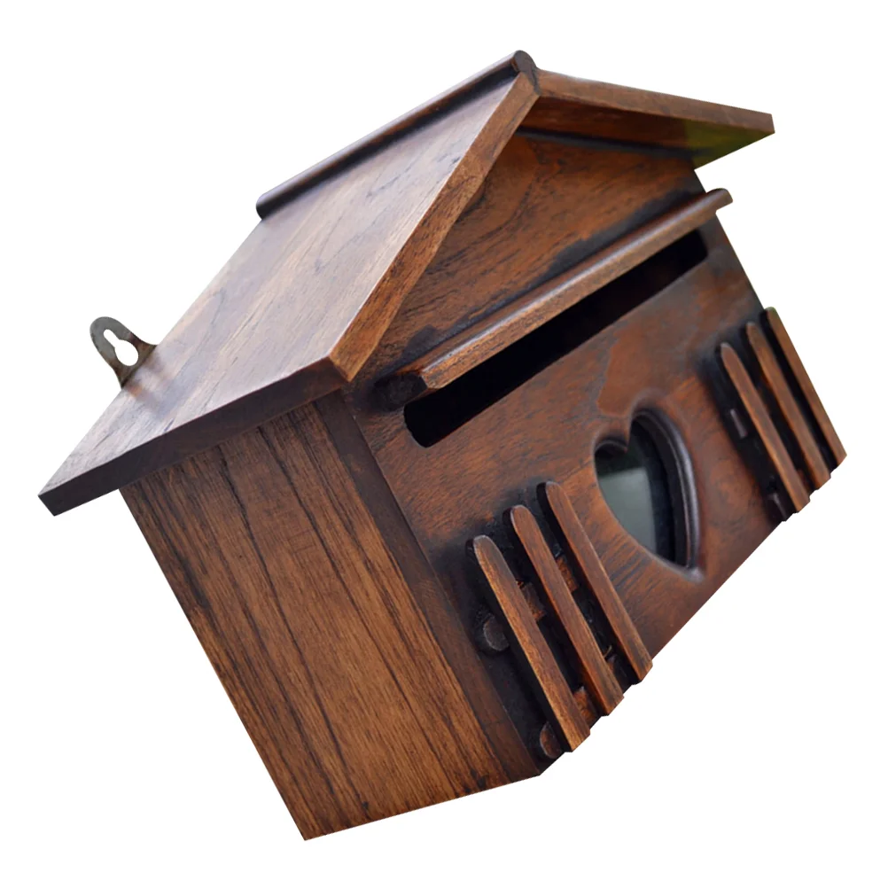 

Wooden Boxesbox Outdoor Waterproof Suggestion Box Letter Envelopes Post Box for Home School Office Company x x