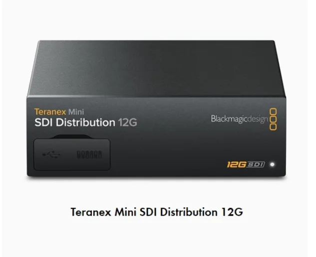 

For BMD Teranex Mini SDI Distribution 12G 4K 8-way video distributor converter