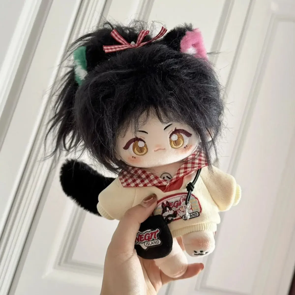 

20cm Game Reverse:1999 An-an Lee Stuffed Toys Monster Ear Tail Plush Doll Cotton Skeleton Body Dress Up Cotton Doll Gift Toys