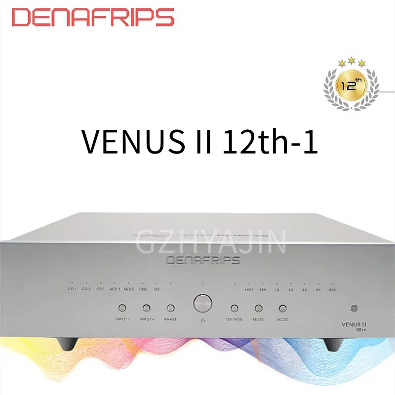 

Denafrips VENUS 12th-1 R2R Pure Balanced DAC Discrete Resistor 352.8/384KHz 11.28MHz(DSD4X USB&I2S onIy) RCA XLR