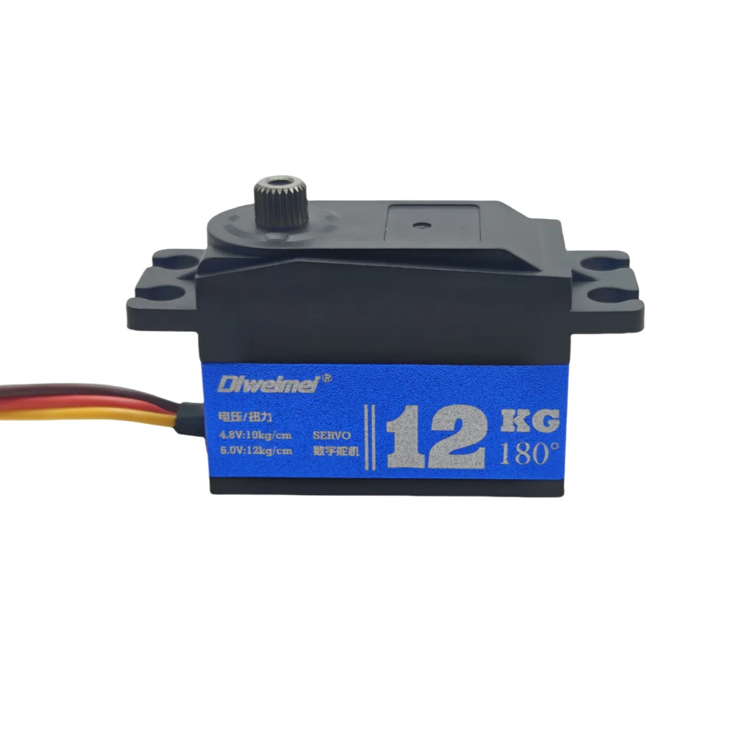 12kg 20kg Servo motors 180/270° Short Type Metal Digital Server Robot Arm Suitable for 1:10 RC Scale Remote Control Car