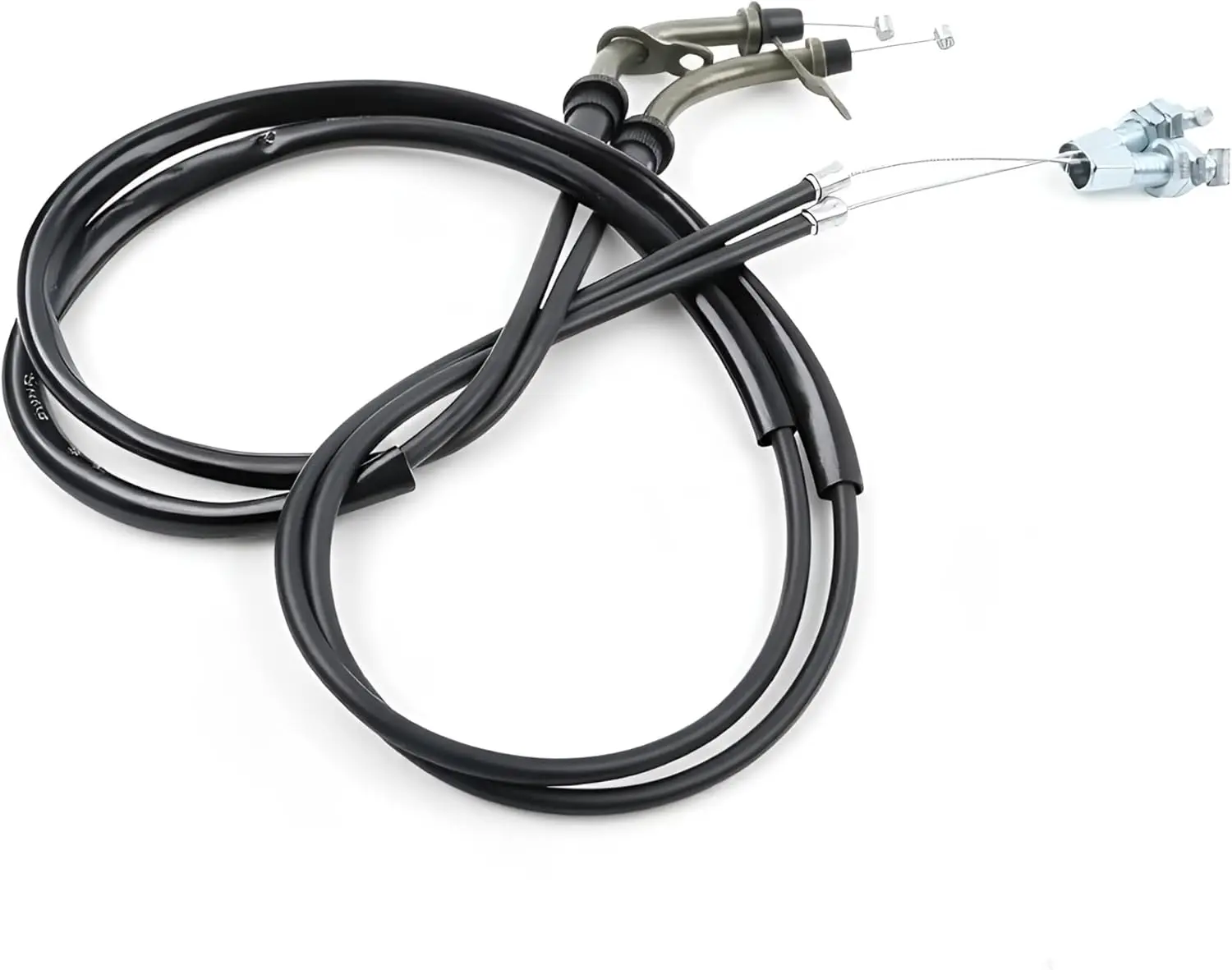 2 Pack Push Pull Throttle Cables for Suzuki GSXR600 GSXR750 2006-2009, GSXR1000 2005-2009, Anti-Corrosion Steel Wire Lines