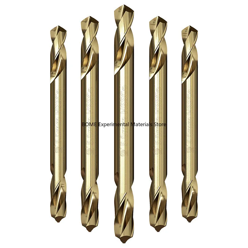 

M2 Double End Twist Drill Bit for Stainless Steel Metal Plate High Hardness Alloy Steel Drilling