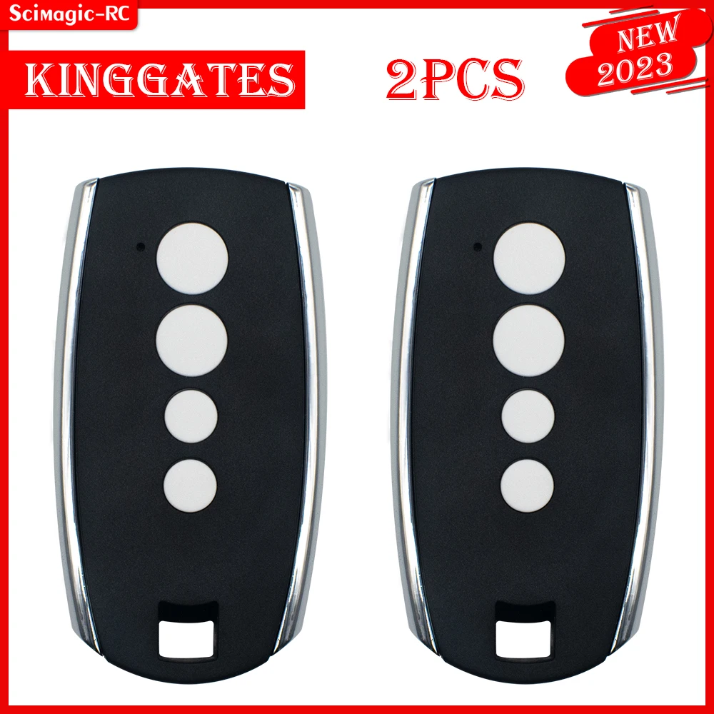 

2PCS KING GATES Rolling Code 433Mhz For STYLO STYLO2K STYLO4K Garage Door Remote Control 433.92MHz Handheld Transmitter