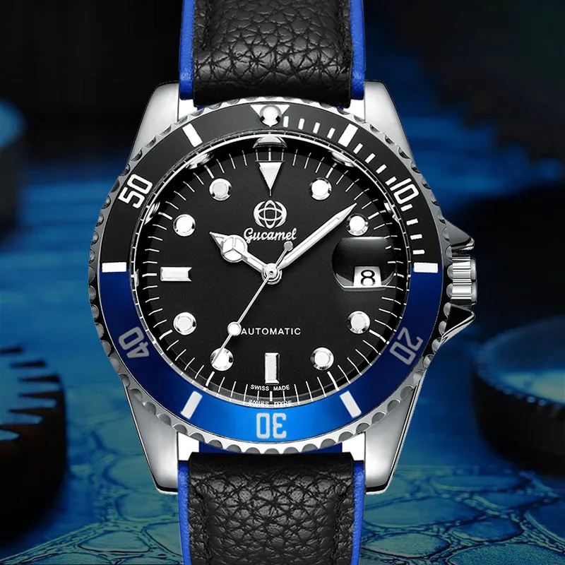 

Submarine-style Mechanical Watch | Luminous Dial & Date | Automatic Men's Sports Watch