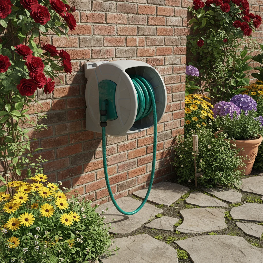 

Portable 20M Retractable PVC Hose Reel with Anti-Corrosion & High Pressure Wall Mount for Vehicle Use Garden Water Hose Sprayer