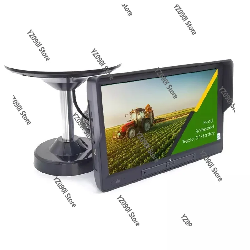 9 Inch Agricultural GPS Navigation System Farm Machinery Navigator For Tractor Cultivation Sowing Fertilization Work