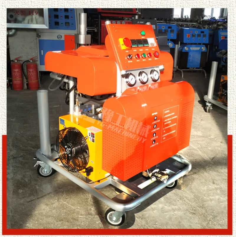 Subgrade filling polyurethane foaming machine, external wall cold storage insulation spraying small polyurethane foaming machine