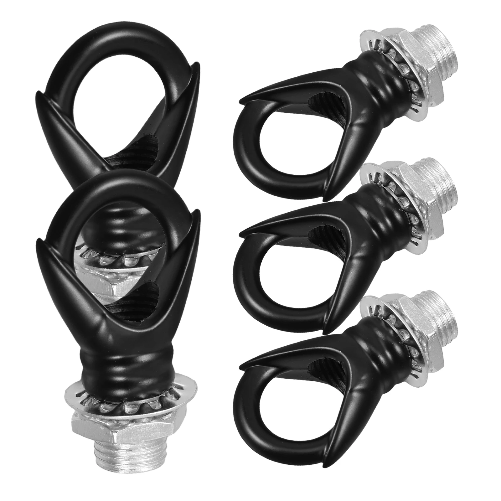 

5 Pcs Lamp Birdcage Flower Basket Ceiling Plant Hangers Loop Holder Fixture Zinc Alloy Hanging Lights Ring