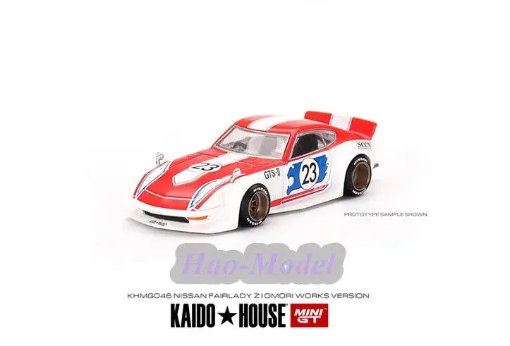 

Kaido House MINIGT 1/64 For Fairlady Z 510 Wagon Car Model Alloy Diecast Simulation Toys Birthday Gifts Hobby Display Collection