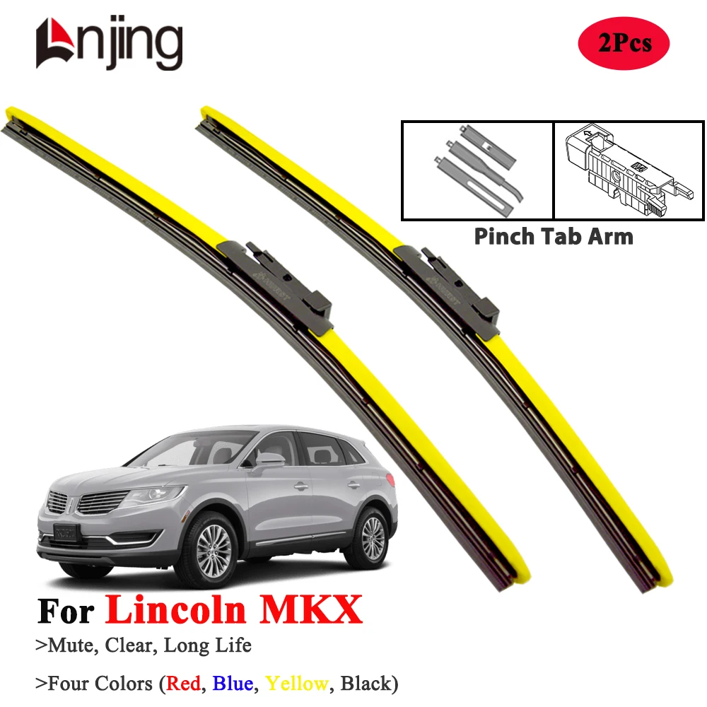 

LNJING Colorful Wiper Blades For Lincoln MKX 2007-2018