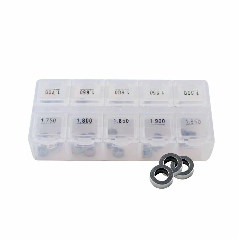 For Denso Common Rail Injector Adjustment Shim Repair Rart Model number B23 Size 1.5-1.95mm 50Pcs.LH0730