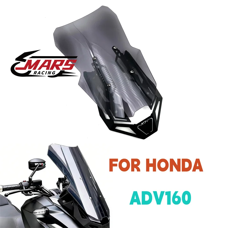

Fits For HONDA ADV160 adv160 2022 2023 2024 2025 2026 motorcycle accessories front windshield windscreen airflow wind deflector