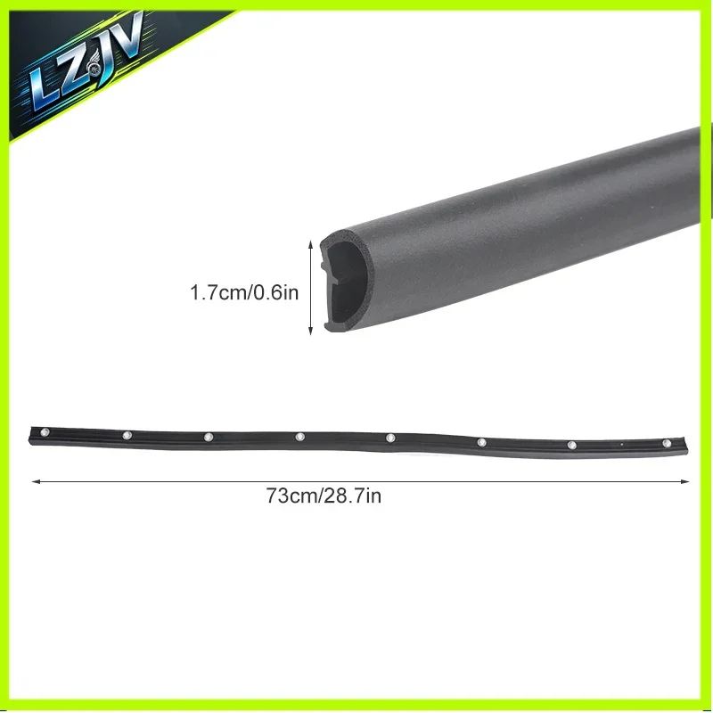 Black Front Left Door Lower Seal Strip For Ford Transit Tourneo Custom2012-2023 BK21-V100A37-AE 1812356 Replacement Accessories
