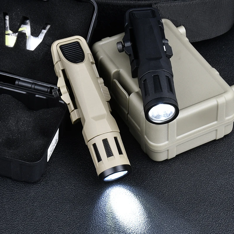 Tactical WML-X APL-C Mini Flashlight White Light Strobe 3 Modes Fit 20mm Picatinny Rail Hunting Weapon Scout Hanging Accessories