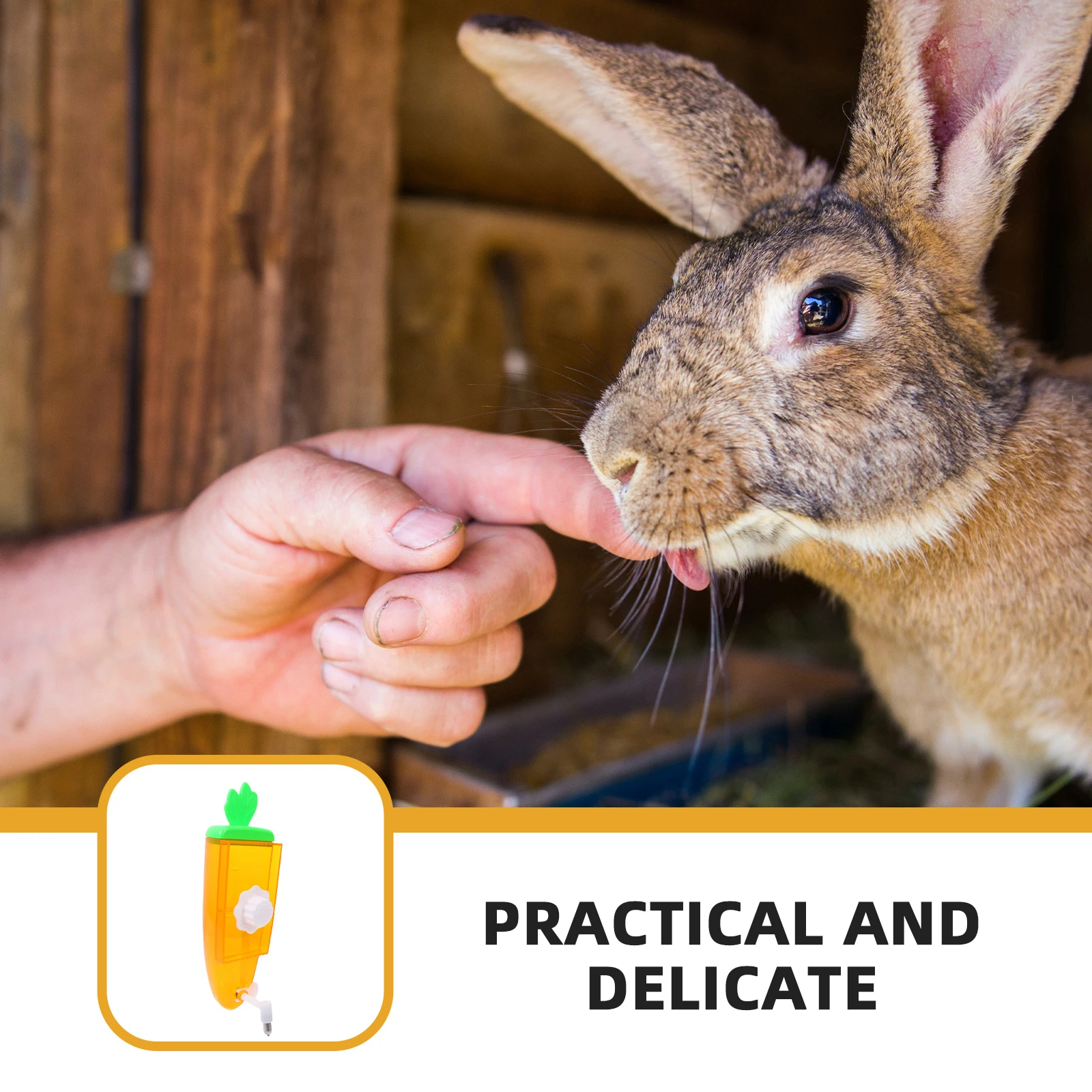 

Rabbit Drinker Small Animal Water Dispenser Automatic Waterer for Rabbits Drinking Bowl Hanging Pet Feeder Plastic