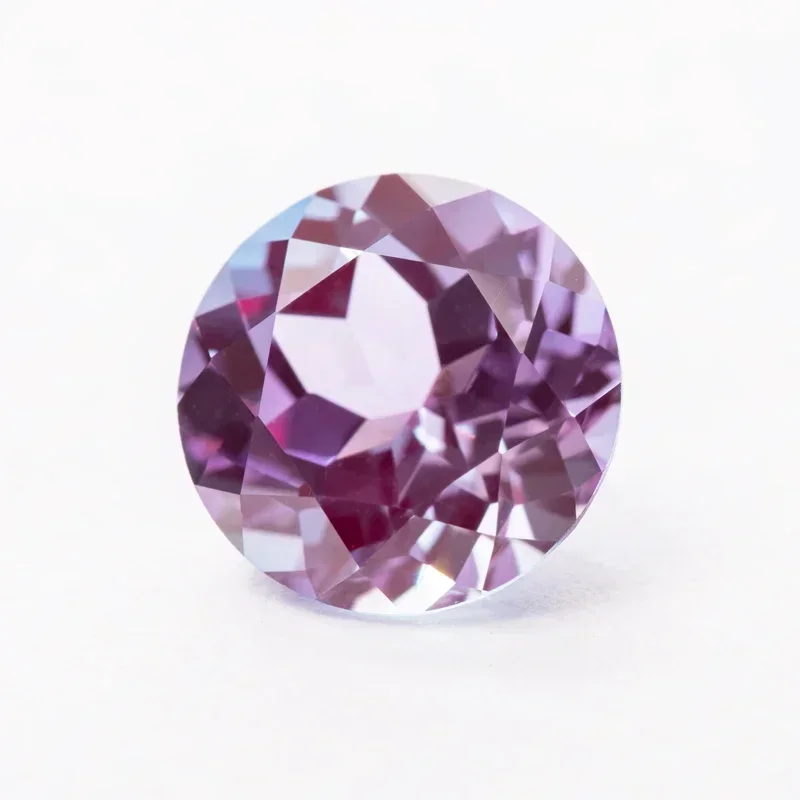 

Lab Grown Alexandrite Round Shape Change Color Charms Gemstone Advanced Jewelry Rings Earrings Making Certificate