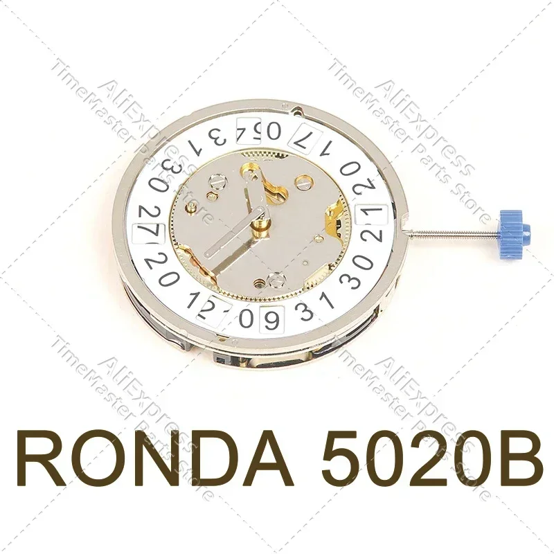 Новые швейцарские детали механизма часов RONDA 5020.B