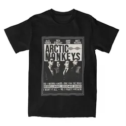 Arctic Monkeys Rock Band Accessories T-Shirt Men Women Hip Hop Amazing 100% Cotton Tee Shirt Crewneck Short Sleeve Classic Tops