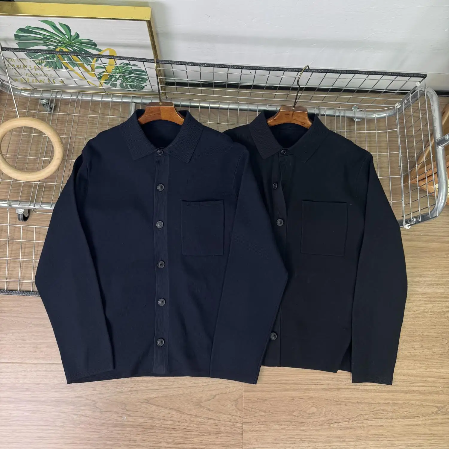 

Мужской вязаный кардиган свободного кроя, осенне-зимняя модная верхняя одежда с ребристой отделкой, универсальный длинный свитер