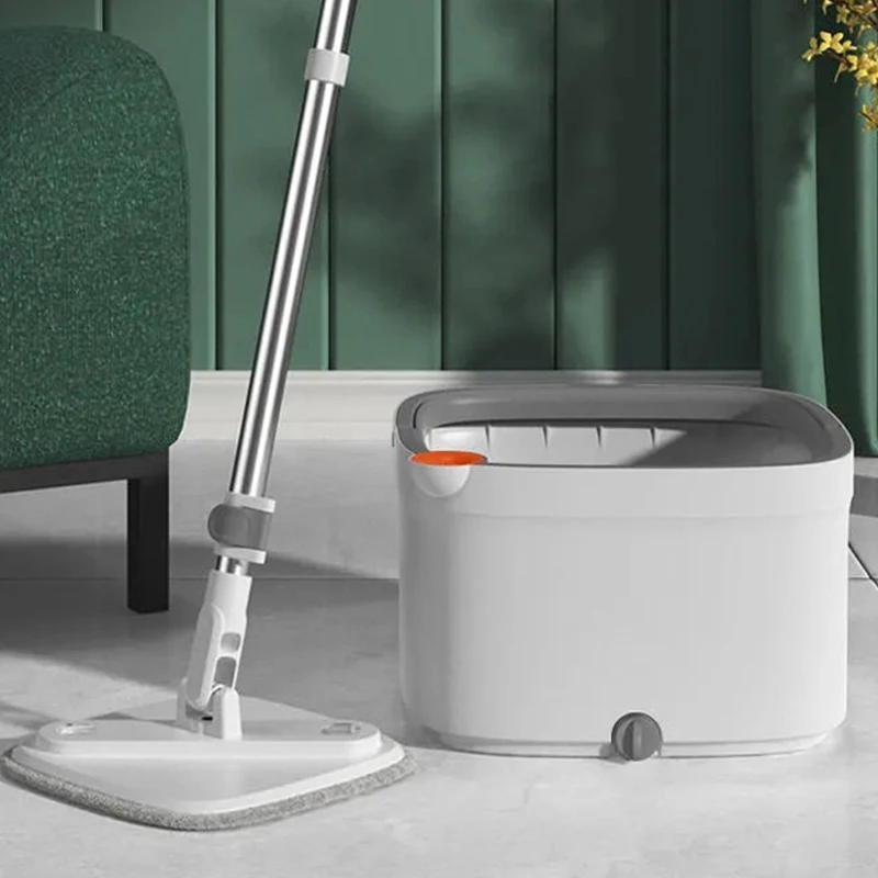 

Magic Cleaning Mop with Spin Bucket, Water Separation, Lazy, No Hand-Washing, Floor Floating Mops, Home Cleaning Tools