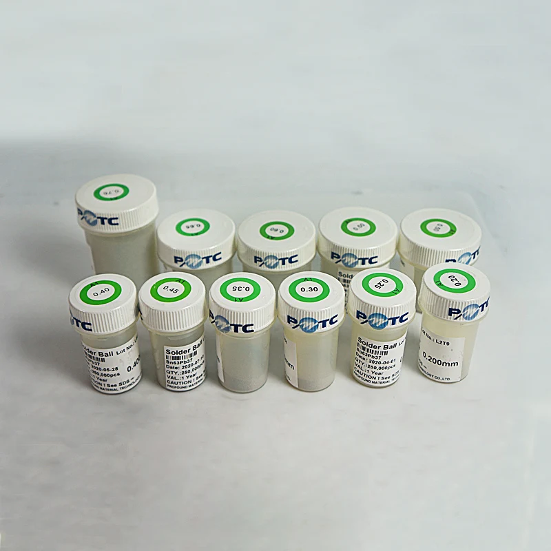 PMTC имеет оригинальные свинцовые шарики 250000 и жестяные бусины средней температуры для размещения шариков BGA.
